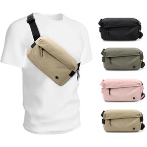 GOLF SUPAGS Borsa da Petto Unisex, Casual Borse a Tracolla da Uomo e Donna, Moda Sportiva Borsa Tracolla, per Escursioni, Ciclismo, Viaggi, Sport All'aria Aperta (Kaki)