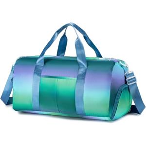 SUCIKORIO Borsone da Viaggio Donna 32L Borsone Palestra Con Scomparto Per Scarpe e Tasche Umide Impermeabile Borsa Sportiva Gym Bag Borsoni Viaggio Aereo Bagaglio a Mano Travel Bag Per Piscina, Sport