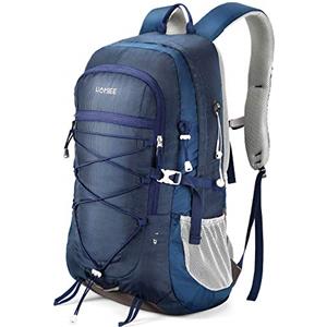 HOMIEE Zaino da Trekking 45L, Resistente all'acqua e Leggero Zaino da Escursione per Trekking Alpinismo, Multifunzione Zaino da Campeggio per Sport Viaggio,Donna e Uomo,Blu