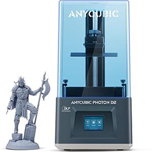 ANYCUBIC Photon D2 DLP Stampante 3D Resina, Stampanti 3D ad Alta Precisione e Stampa Silenziosa, 3D Printer ad Lunga durata, Dimensioni di Stampa Migliorate di 130x73x165mm