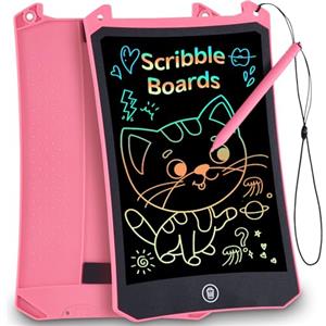 PINKCAT Lavagnetta Cancellabile Bambini,PINKCAT Tavoletta Grafica LCD 8,5 Pollici Giochi Bambini 2 3 4 5 6 7 Anni Portatile Lavagna Elettrica Magnetica Ewriter Lavagna Disegno Digitale Idee Regalo Bimba Bimbo