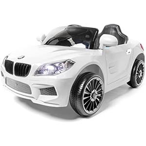 ATAA X5 Berlina 12V Bianco - Auto elettrica per Bambini e Bambine, con Batteria 12v e 2 Motori da 25w ciascuno, Telecomando parentale