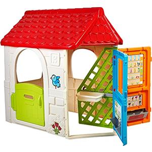 FEBER Utility Diadora Feber- Girohouse Teatro Include Una Porta Girevole con 6 Diverse Aree di Gioco per i Bambini dai 2 Anni, Multicolore, 800013221