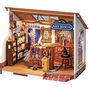 RoWood Kiki's Magic Emporium, kit per casa delle bambole in legno, kit per lavori artigianali per adulti e ragazzi, LAT-DG155