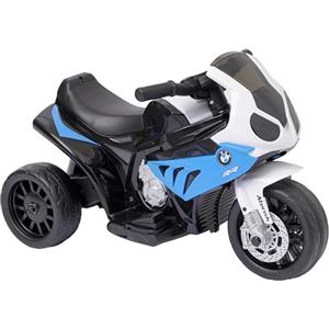 Baroni Toys Moto Giocattolo Elettrica BMW con Licenza per Bambini 1-4 Anni, Design Realistico, Manubrio Sterzante, Pedale di Accelerazione e Fanali e Suoni Funzionanti, 66x37x44 cm, Blu