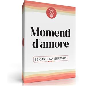 ZENAGAME Momenti d'Amore - Il Gioco di Carte da Grattare con 33 attività e Uscite in Coppia - Regalo Romantico per Coppie - attività e Avventure Divertenti