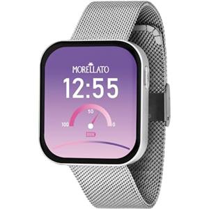 Morellato Smartwatch Donna, Digitale, Cinturino in Alluminio, Cassa 35 mm, Collezione M-04 - R0153173501