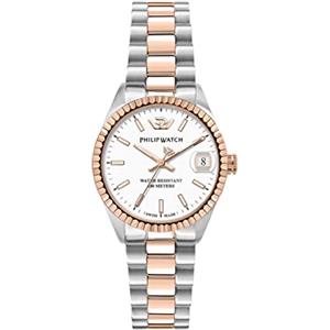 Philip Watch CARIBE Orologio Donna Tempo e data in Acciaio, PVD Oro rosa - R8253597580