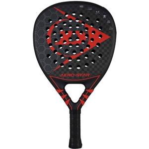 Dunlop, Aero-Star, Racchetta Da Padel, Nero/Rosso, U, Unisex-Adult.