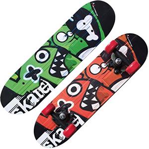 Nextreme Skateboard TRIBE MONSTERS Nextreme con Tribali Rosso e Verde