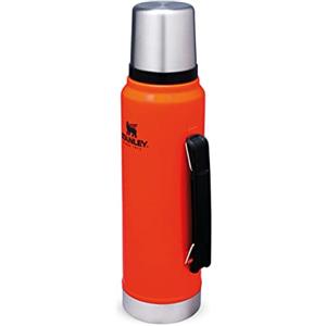 Stanley Classic Legendary Thermos 1L - Mantiene la Temperatura 24 Ore (Caldo/Freddo) - Borraccia Termica - Senza BPA - Bottiglia Termica 1L- Borraccia Acciaio Inox - Termos - Blaze Orange