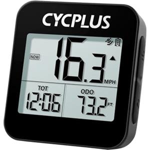 CYCPLUS Mini Computer da Bicicletta GPS Wireless Tachimetro Contachilometri Bici Impermeabile Ciclocomputer Ant + Ciclismo Contatore Tachimetro per Bici Bluetooth LED Display Retroilluminato.