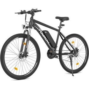 Touroll Bicicletta Elettrica, U1, Batteria Rimovibile 36V 13Ah, Autonomia di 65-30km, bicicletta elettrica uom, Motore 45 NM (U1 29