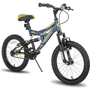 JOYSTAR 20 pollici bici per bambini e bambine dai 7 ai 13 anni, bici per bambini con telaio in acciaio e cavalletto, blu