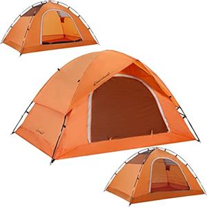 Clostnature Tenda da Campeggio per 2/4 Persone - Tenda da Esterno Impermeabile, Tenda a Cupola Leggera, Tenda Compatta con Dimensioni ridotte per Famiglia, Gite in Spiaggia, Festival, Feste