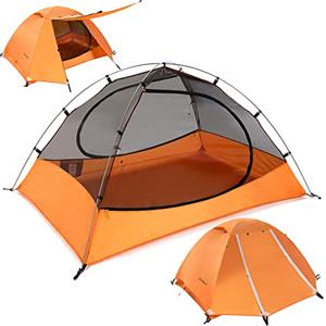 Clostnature Tenda da Campeggio per 2/3/4 Persone - Tenda da Esterno Impermeabile per 2/3/4 Uomo, Tenda da Trekking Ultraleggera, Tenda Compatta con Dimensioni ridotte, Gite in Spiaggia, Festival