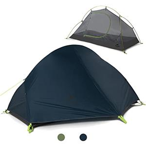 Naturehike Tenda Ultraleggera, Tenda a Cupola Per 1-2 Persone Impermeabile Per Il Trekking Con Zaino In Spalla Per l'Escursionismo Tenda Da Campeggio Portatile Anti Uv a Doppio Strato