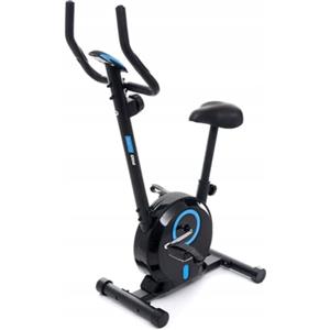 BAKAJI Cyclette per Fitness da Casa con Manico Alto e Sedile Regolabile, Bici da Palestra, Spinning Bike Verticale con Display LCD e Sensori Cardiaci e Calorie per Allenamento Gambe, Pancia, Cardio