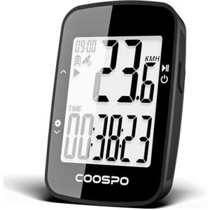 COOSPO BC26 Ciclocomputer GPS Senza Fili Contachilometri Bici Wireless Bluetooth con Display da 2,3 pollici Retroilluminazione Automatica IP67 Impermeabile