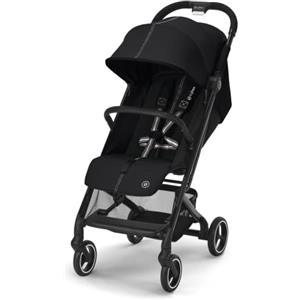 CYBEX Gold Passeggino Beezy con Cintura One-Pull, Per Bambini dalla Nascita Fino a 4 Anni (Max. 22 kg), Compatto e Ergonomico, Moon Black (Nero)