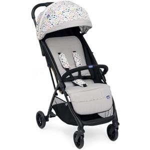 Chicco Glee, Passeggino 0+ Mesi-22 Kg, con Chiusura Automatica e Compatta, Capotte Estensibile con Trattamenti UV50+ Antipioggia, Schienale Reclinabile e Regolabile, Poggiagambe