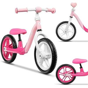 LIONELO Alex Bici senza pedali per bambini da 3 anni fino a 30 kg Leggera e resistente, Ruote in schiuma EVA 12 pollici, Manubrio e sella regolabili, Blocco dello sterzo, Poggiapiedi sagomato Peso 3kg