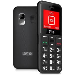 SPC Fortune 2 Pocket Edition - Telefono Cellulare GSM per Anziani con Tasti e Numeri Grandi, Pulsante SOS, Volume Alto, Campanello Intelligente e Configurazione Remota, Nero