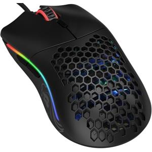 Glorious Gaming Model O Mouse da gaming wired, superleggero 67 g, design a nido d'ape, RGB, sensore Pixart 3360, Omron Switches, ambidestro - Nero opaco