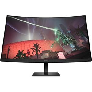 HP OMEN 32c, Monitor Curvo da 32 pollici, Pannello VA 16:9 2K QHD 165Hz, 1 ms, Display HDR 400, Antiriflesso, 400 nits, AMD FreeSync, NVIDIA G-SYNC, VESA 100x100 mm, HDMI 2.0, USB-A e C, Nero