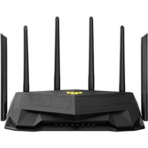 ASUS TUF-AX6000 - AX4200 Router AiMesh Dual Band WiFi 6 (802.11ax) (Sicurezza di rete AiProtection Pro, Navigazione sicura, Instant Guard e VPN, Controllo genitori, Montaggio a parete)