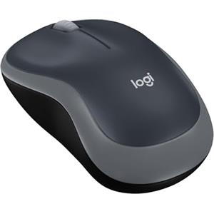 Logitech M185 Mouse Wireless, 2,4 GHz con Mini Ricevitore USB, Durata Batteria di 12 Mesi, Tracciamento Ottico 1000 DPI, Ambidestro, Compatibile con PC, Mac, Laptop - Grigio