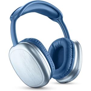 Music Sound | Cuffie Bluetooth MAXI2 | Cuffie Wireless Around Ear Bluetooth 5.0 - Play Time 22h - Charging Time 1,5h - Microfono Integrato - Comandi sul Padiglione e Archetto Regolabile, Colore Blu