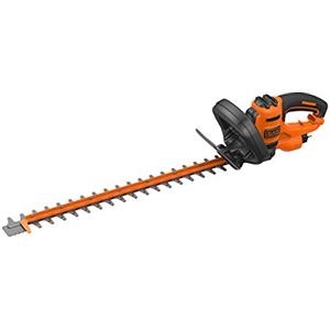 BLACK+DECKER, Tagliasiepi Elettrico, Lunghezza lama 60 cm, Doppia Impugnatura Ergonomica 600 W. BEHTS501-QS