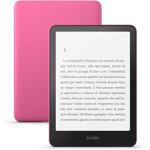 Amazon Nuovo Amazon Kindle Paperwhite (16 GB) | Il nostro Kindle più veloce di sempre, nuovo schermo antiriflesso da 7'', la batteria dura settimane | Con pubblicità | Rosa lampone