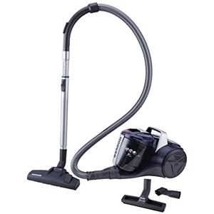 Hoover Breeze BR71_BR20011 Aspirapolvere a Traino senza Sacco, Ciclonico, Spazzola Parquet, Accessori Integrati, 700W, Blu Navy