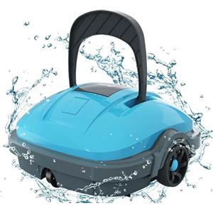 WYBOT Aspirapolvere per Piscina con Doppio Motore, parcheggio autonomo, Forte aspirazione Robot per Piscina da Incasso Fino a 50 m² (Osprey 200)