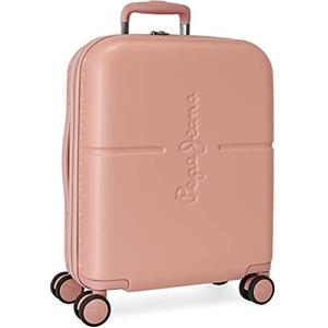 Pepe Jeans Highlight Valigia da Cabina, 40 x 55 x 20 cm, Rosa, 40x55x20 cms, Valigia da cabina