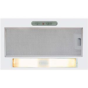 CATA G 45 WH Cappa Pannello di controllo scorrevole 2 livelli di aspirazione Illuminazione LED E14 Motore extra silenzioso Finitura bianca Classe energetica E 56cm 56cm