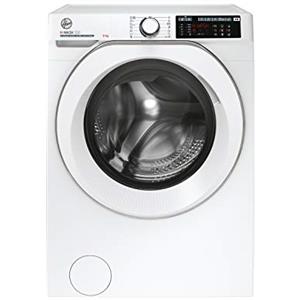 Hoover HW 49AMC/1-S H-WASH 500 Lavatrice Smart 9 Kg, 1400 Giri, Wi-Fi + Bluetooth, Carica Frontale, Funzione Vapore, Motore Inverter, 60x54x85 cm, Bianco, Classe A