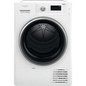 Whirlpool Asciugatrice a pompa di calore a libera installazione, 9 kg, FFT M11 9 x 2BS IT R, Classe Energetica A++, Larghezza 59.5 cm, Altezza 84.9 cm, Profondità 64.9 cm