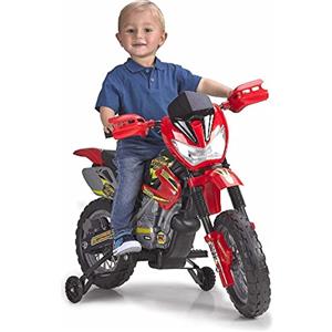 Feber Moto Cross 400F, moto elettrica, un posto, 6V, con batteria e caricbatteria, per bambini e bambine dai 3 anni, Famosa 800011250