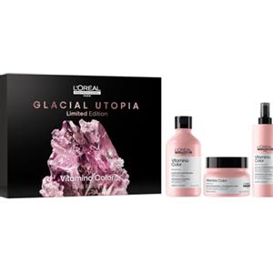 L'Oréal Professionnel, Cofanetto Regalo, Shampoo + Balsamo + Maschera, Per Capelli Colorati, Capelli Morbidi, Luminosi e Idratati, Arricchito con Niacinamide, Vitamino Color, 300 ml + 200 ml + 250 ml