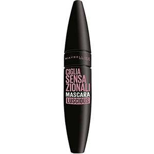 Maybelline New York Mascara Ciglia Sensazionali, Volumizzante, Effetto Ventaglio sulle Ciglia, Luscious, 9,5 ml