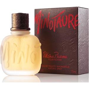 Paloma Picasso Minotaure by Paloma Picasso Eau de Toilette, Profumo Uomo, Fragranza di Legno Intensa e Decisa, Con Dragoncello Piccante, Mughetto e Ambra, 75ml