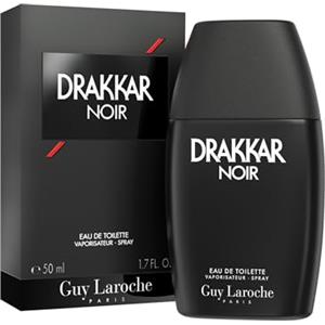 Guy Laroche Drakkar Noir Iconica Fragranza d'Autore - Eau de Toilette Intensa e Potente - Mix di Fougère e Spezie Aromatiche - Colonia da Uomo a Lunga Durata - Fragranza da Giorno e da Sera - 50 ml