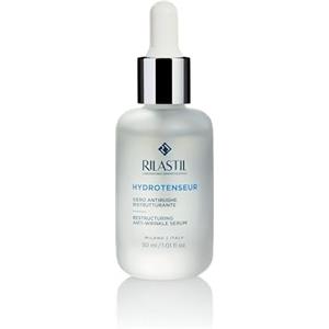 Rilastil Hydrotenseur Siero Antirughe Ristrutturante, Azione Elasticizzante con Acido Ialuronico, Texture Setosa per Tutti i Tipi di Pelle, Confezione da 30 ml