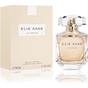 Elie Saab Le Parfum 90 ml - Eau de Parfum da Donna - Fragranza Chypre Floreale - Note Luminose di Fiore d'Arancio, Gelsomino, Rosa Mellifera e Patchouli - Flacone in Vetro Trasparente