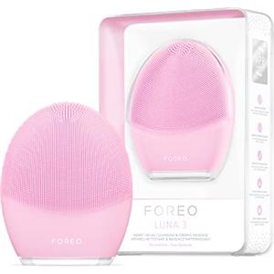 Foreo Luna 3 Pelle Normale, Spazzola Pulizia Viso, Massaggio Viso Hi-Tech Rassodante, Ultraigienico, Esfoliante Viso da Viaggio, Testina in Silicone per Una Pelle Pulita, Collegabile all'App