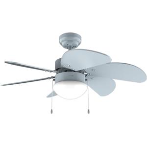 Cecotec - Ventilatore da Soffitto con luce EnergySilence Aero 3600 Vision Full Sky, 50 W, Diametro 92 cm, 3 Velocità, 6 Lame Reversibili, Inverno-Estate, Utilizzo Facile, Interruttore a Catena