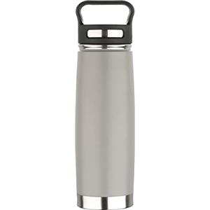 BERGNER WALKING ANYWHERE - Borraccia termica 500ml in acciaio inox grigio - Resistente - Mantiene la temperatura - Leggera e portatile